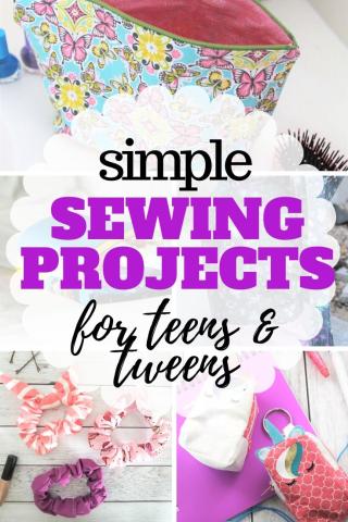 simple sewing for teens and tweens