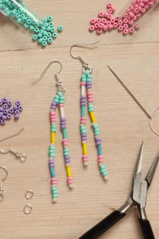 beaded earrings